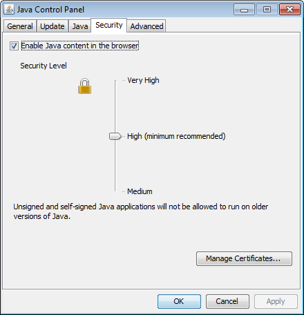 Security panel